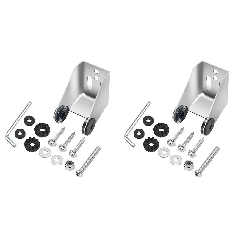 Fish Finder Mount - 2 stuks zware metalen transducer-montagebeugel compatibel