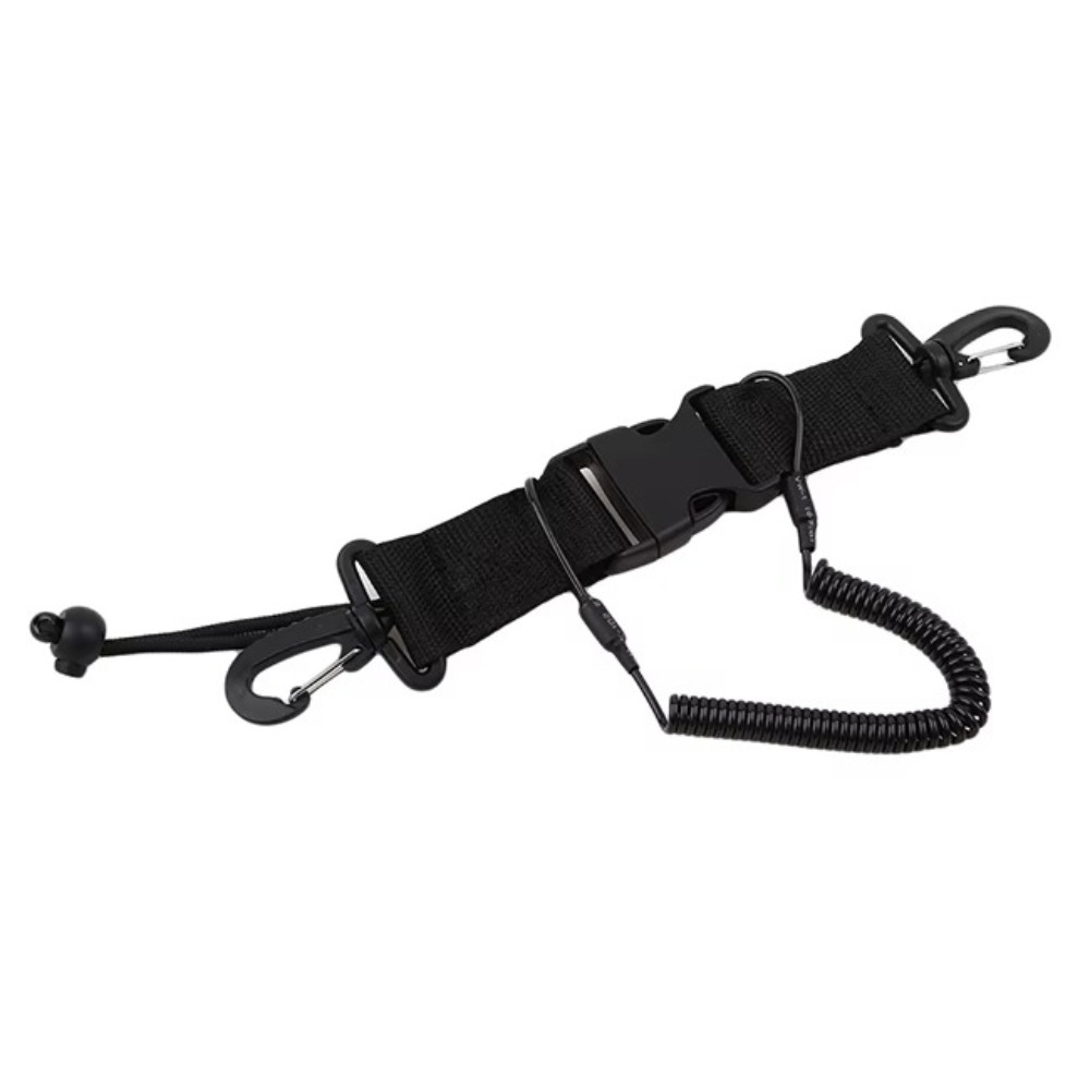 Underwater Camera - Snelontgrendelbare duikcamera-koordriem met gespclips, anti-verlies veerkoord