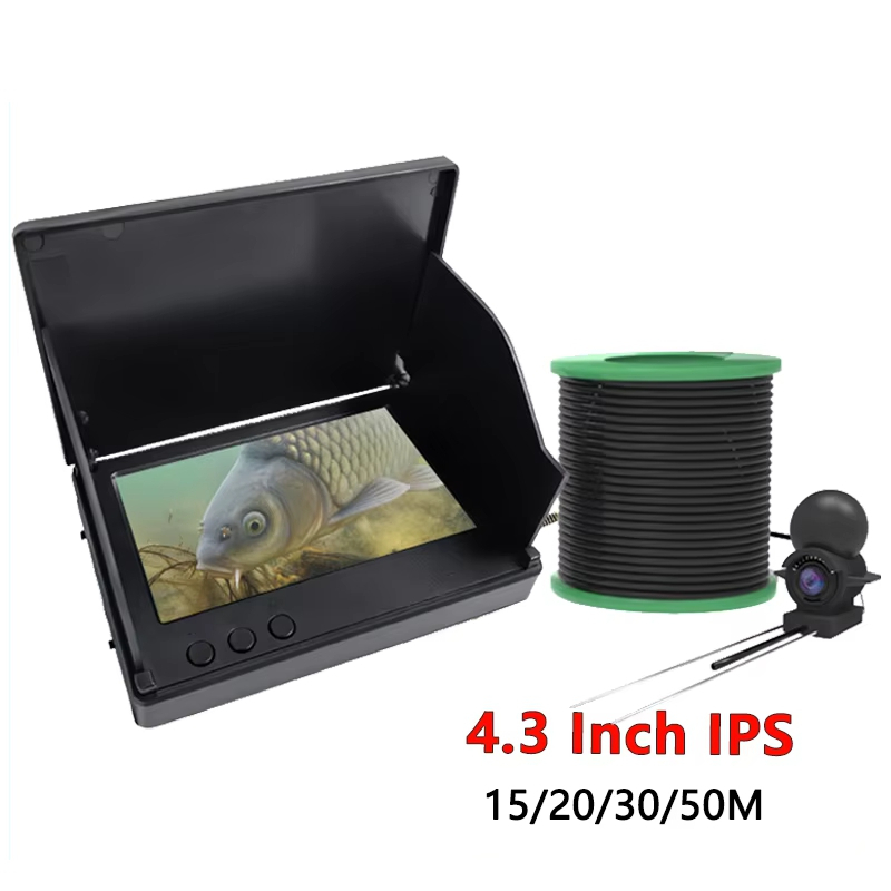 Fishing Depth Finder - Dodosee Handheld 1080P Fishfinder, 4,3'' LCD