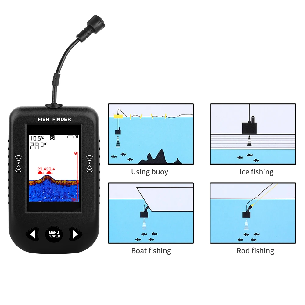Alarm 100M Draagbare Sonar Vis - Fishing Depth Finder recensie en prijs