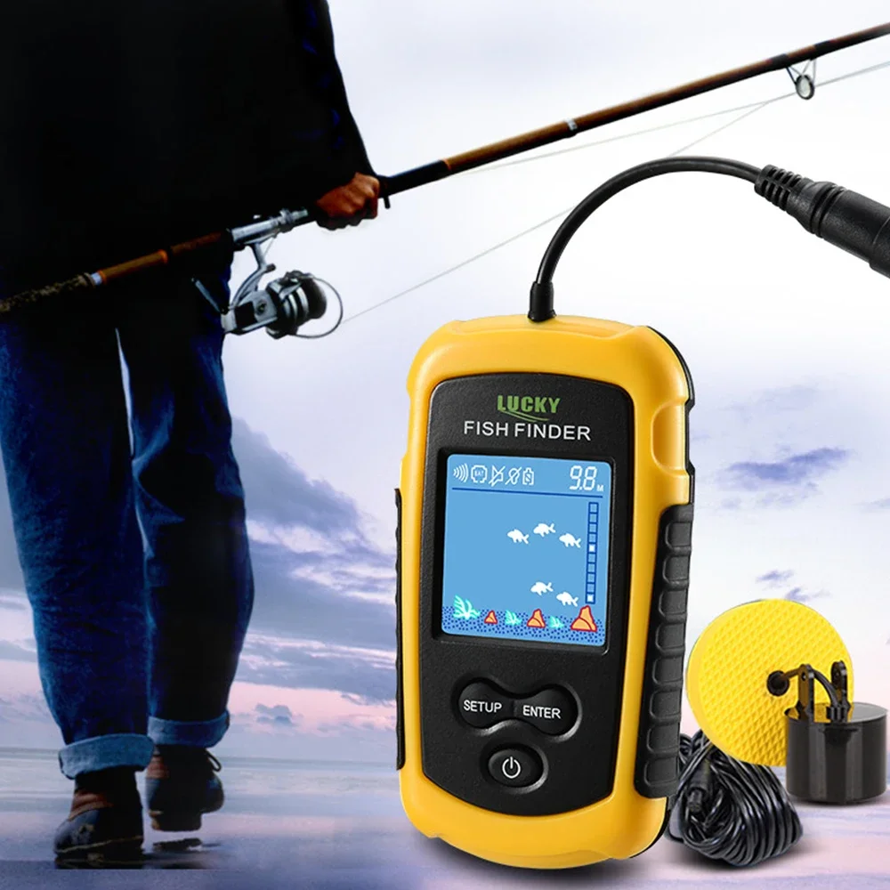 Lucky LCD-kleurenscherm Draagb - Fishing Depth Finder recensie en prijs